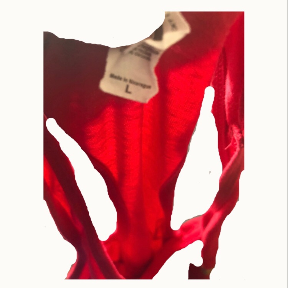 Lofi Wonder Woman‎ Bride Red Gold Glitter Tank L - Picture 5 of 5